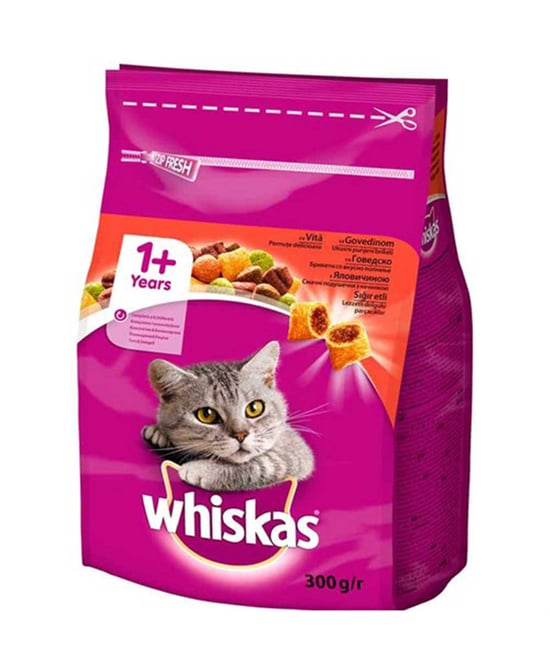 Whiskas Kedi Maması 300 gr Sığır Etli