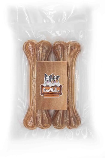 Eva & Walle Doğal Köpek Pres Kemiği Naturel 2 Adet 10cm Küçük, Orta Boy Ve Yavru Köpekler 35 G