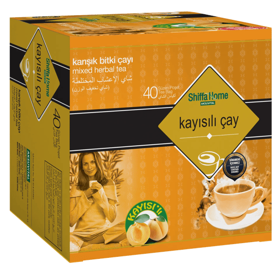 Shiffa Home Slim Kayısılı Çay 40 Adet