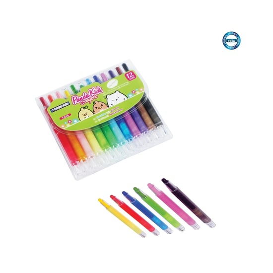 Trix Panda Kids Çevirmeli Mum Boya