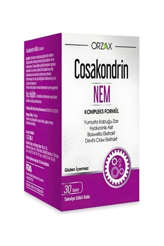 Orzax Cosakondrin Nem 30 Tablet
