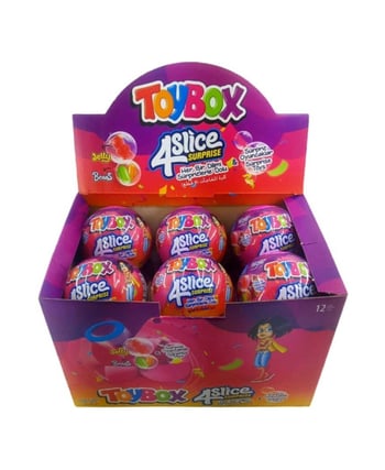Toybox Oyuncaklı 4 Dilim Sürpriz Yumurta Kızlara Özel 12'li Paket