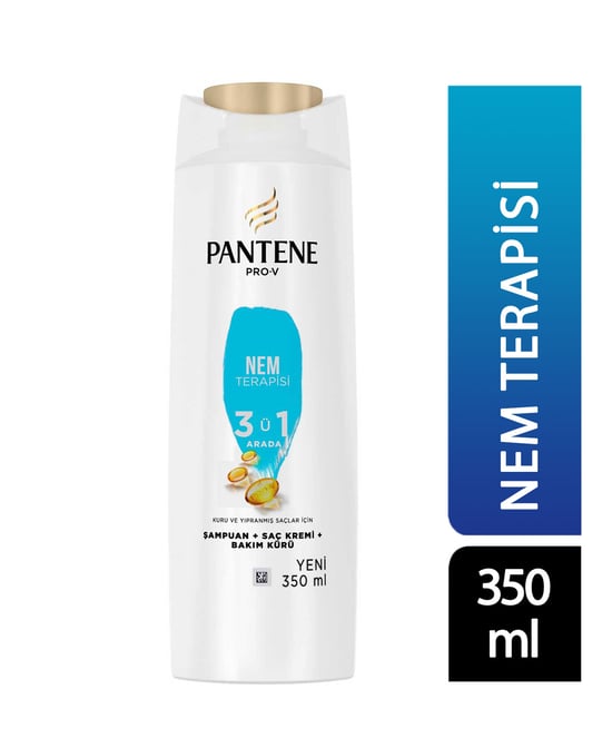 Pantene Şampuan 350 ml 3'ü 1 Arada Nem Terapisi