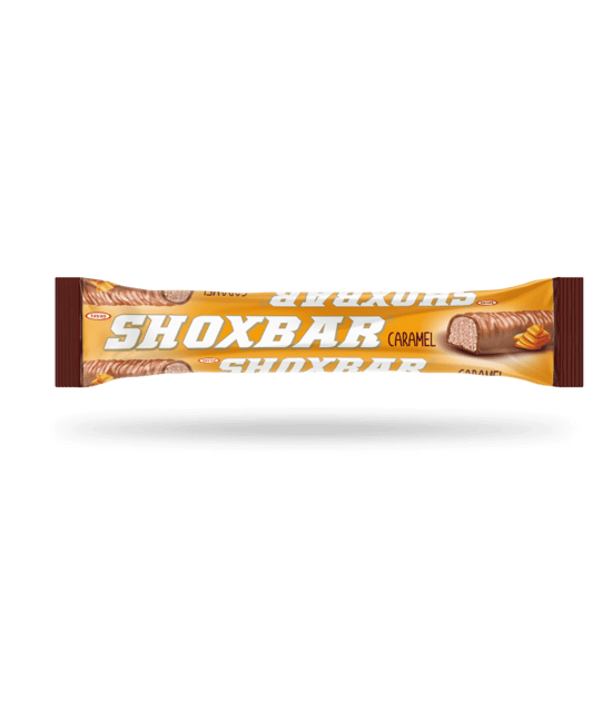 Tayaş Shoxbar - Kakao Kaplamalı Karamel Aromalı Kakaolu Nuga Bar