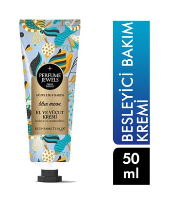 Parfüme Jewels,el ve vücüt kremi 50 ml,blue moon,el ve yüz kremi,kremler,kozmetik ürünleri 50 ml,yüz bakımı,el bakımı,cilt bakımı,toptan satın al,toptan tr
