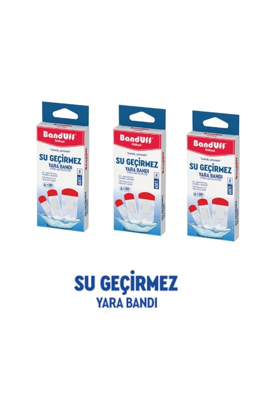 Banduff Su Geçirmez Yara Bandı 8 Li
