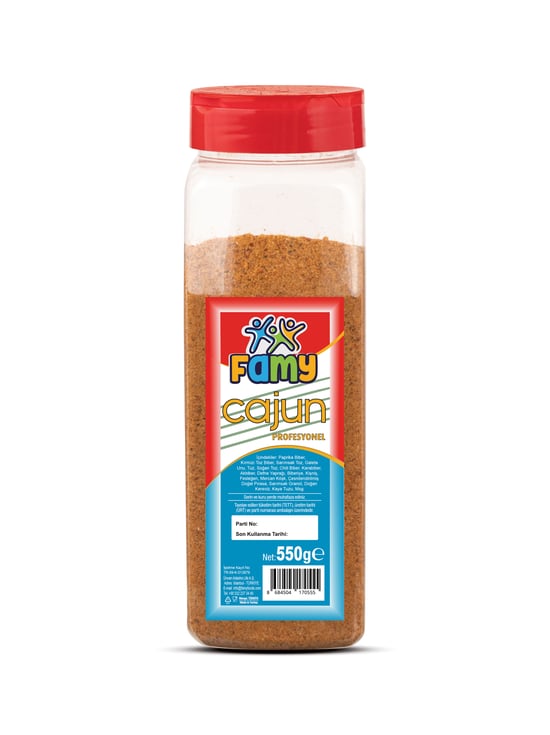 Famy Cajun Extra Professional Baharat Çeşni 550 gr