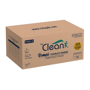 Rulopak By Clean Mini Cimri Tuvalet Kağıdı 2 Katlı 12'li Paket