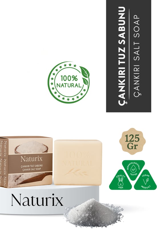 Naturix Çankırı Tuz Sabunu 125 Gr