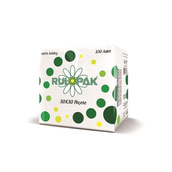 Rulopak Peçete 30x30 100 Yaprak 24'lü Paket