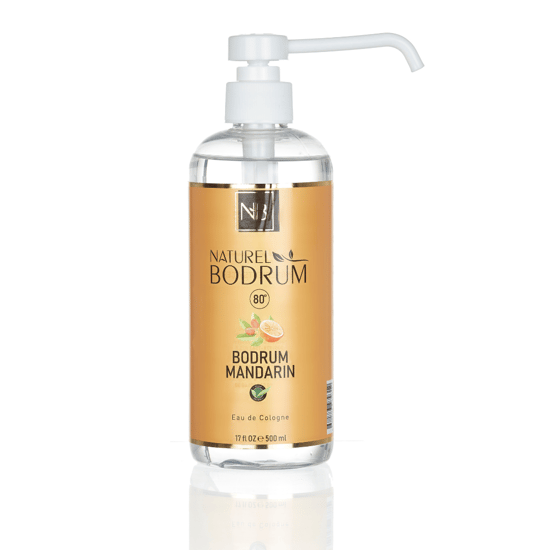 Naturel Bodrum Mandalina Kolonyası Pet Şişe Sprey Başlıklı 500ml
