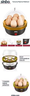 Sinbo Seb-5806 Yumurta Pişirme Makinesi