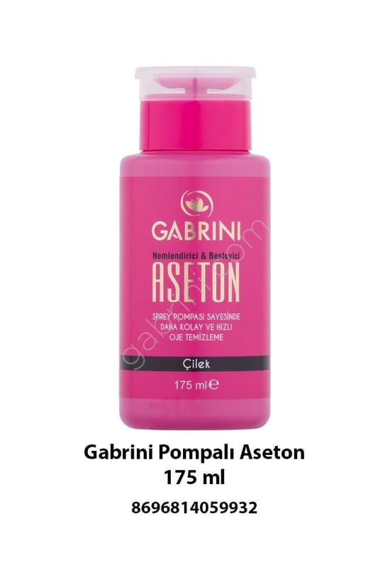 Gabrini Nemlendirici ve Besleyici Pompalı Aseton 200 Ml