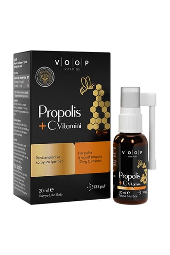 Propolis C Vitamini Sprey-damla - 20 ml | Bağışklık Sistemi Güçlendirici