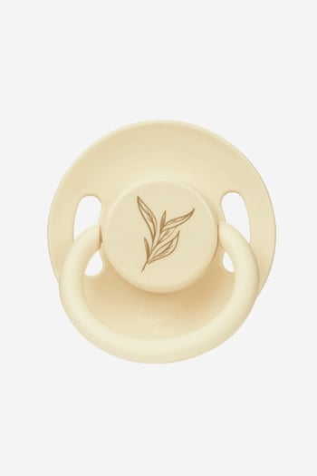 Wee Baby Pure Yuvarlak Uçlu Kauçuk Emzik No:1 0-6 ay Krem