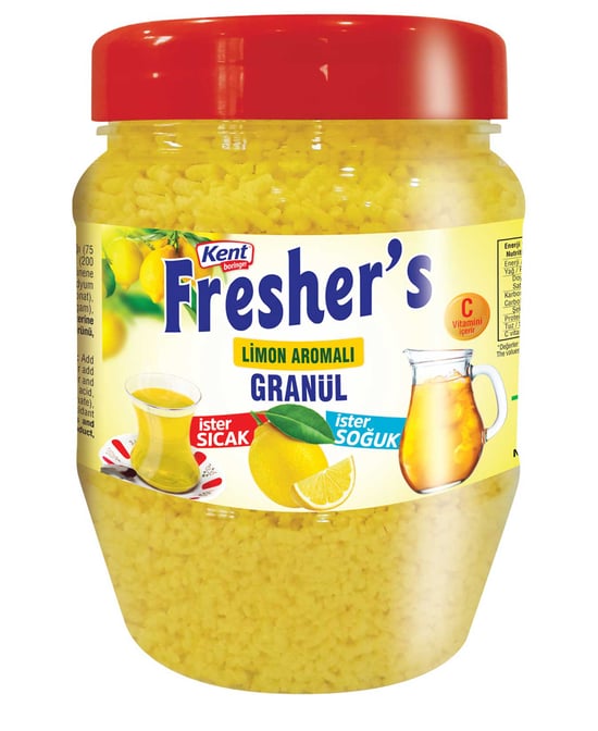 Kent Boringer Fresher's Granül İçecek 300 gr Limon Aromalı
