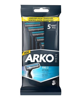 Arko Men Pro2 Tıraş Bıçağı 5'li Poşet