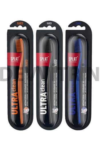 Splat Ultra Clean Kömür Mikro Partikül Kaplamalı Hard Diş Fırçası