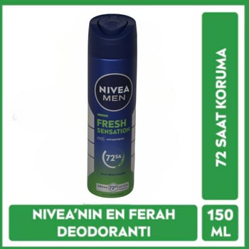 nivea,men,deodorant,fresh,sensation,150 ml,Nivea Deodorant,Erkek Fresh Sensation
