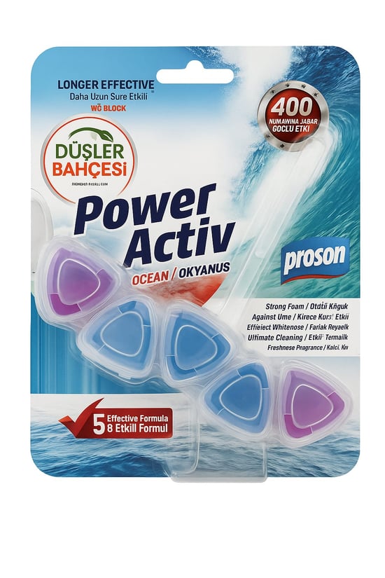 Düşler Bahçesi  Wc Blok Power Active 50 Gr (Okyanus)