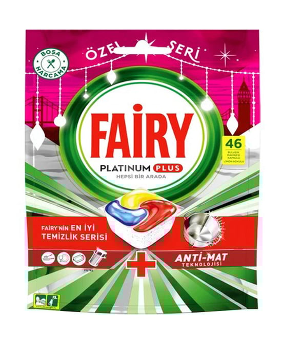 Fairy Platinium Plus 46 Yıkama Bulaşık Makinesi Tableti