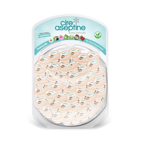 Cire Aseptine Krem 30ml Prebiyotik Hindistan Cevizi 50'li Stand