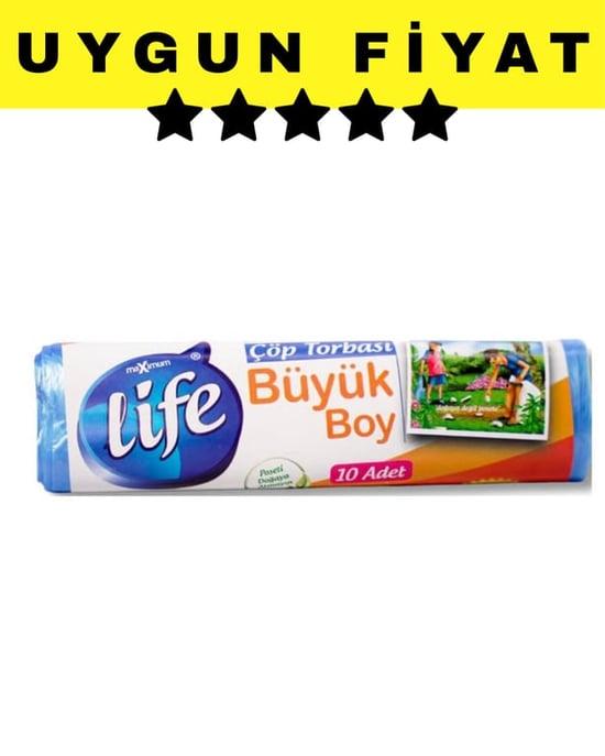 Life Büyük Boy Çöp Torbası 20'Li