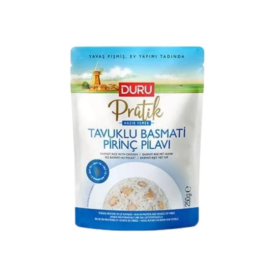 Duru Pratik Hazır Yemek Tavuklu Basmati Pirinç Pilavı 250 gr