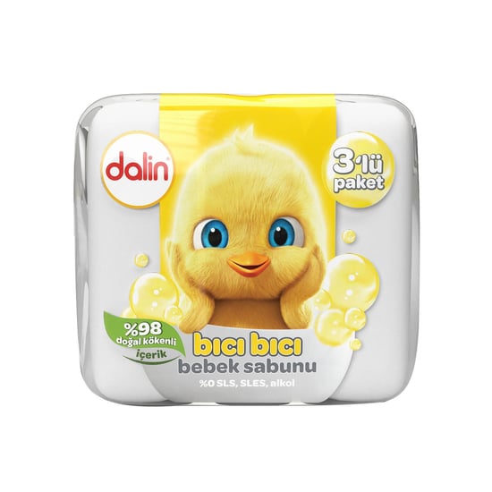 Dalin Bebek Sabunu Bıcı Bıcı 3 lü Avantaj Paket 3 x 75 g