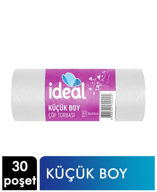 İdeal Çöp Torbası Küçük Boy 30 Poşet
