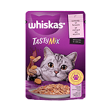 Whiskas Pouch Tasty Mix Somonlu & Havuç 85 Gr