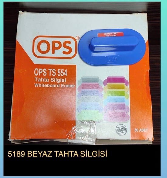Ops Beyaz Tahta Silgisi