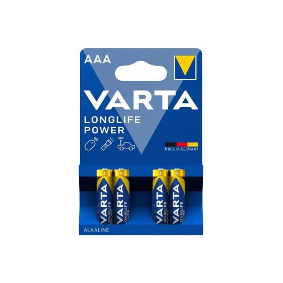 Varta Pil Longlife Power Alkaline 1.5V AAA Micro 4 lü
