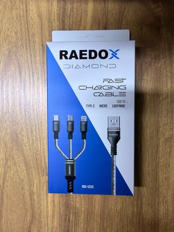 Raedox Fast Usb To Type-c Micro Lıghtning Kablo US25