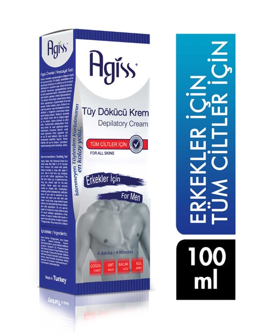 Agiss Erkek Tüy Dökücü Krem 100 ml