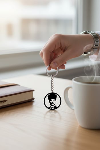 Atatürk Figürlü Anahtarlık