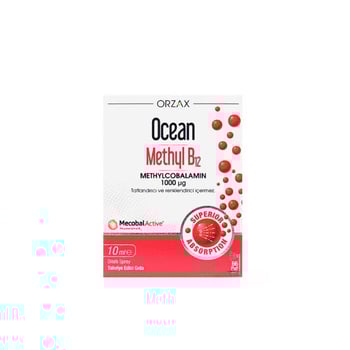 Orzax Ocean Methyl B12 Metilkobalamin 1000 uq 10 ml Sprey