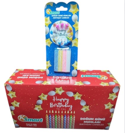 Ksmart Doğum Günü Pasta Mumu