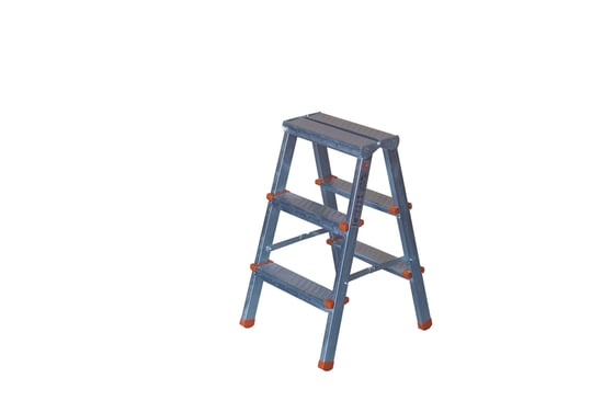 3+3 Basamaklı Çift Çıkışlı Profil Merdiven (Ev, bahçe, işyeri içi