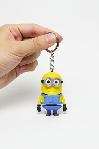 Bob the Minion Figürlü Hareketli Anahtarlık