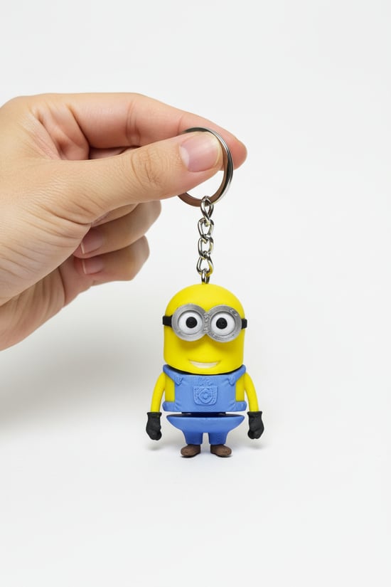 Bob the Minion Figürlü Hareketli Anahtarlık