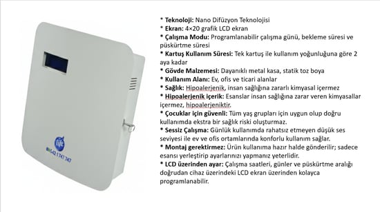 Life Geniş Alan Koku Makinesi