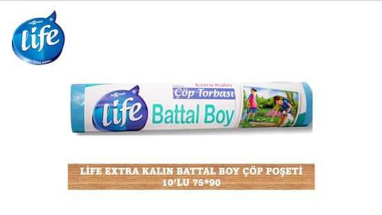 Life Extra Kalın Battal Çöp Torbası 10'lu