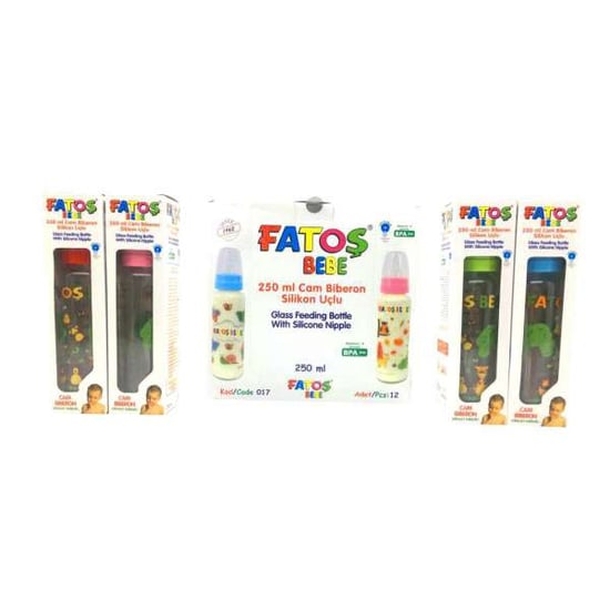 Fatoş Bebe Biberon 250ml 12'li