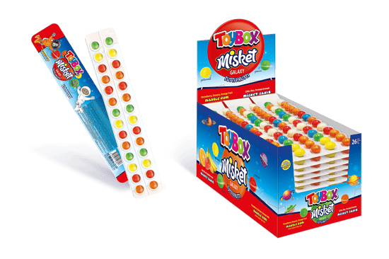 Toybox Misket Galaxy Sakız 28 gr