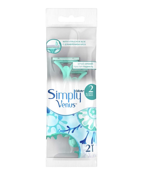 Gillette Venüs Simply 2 Tıraş Bıçağı 2'li Kadın