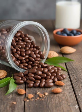 Sütlü Çikolatalı Badem Draje -1Kg