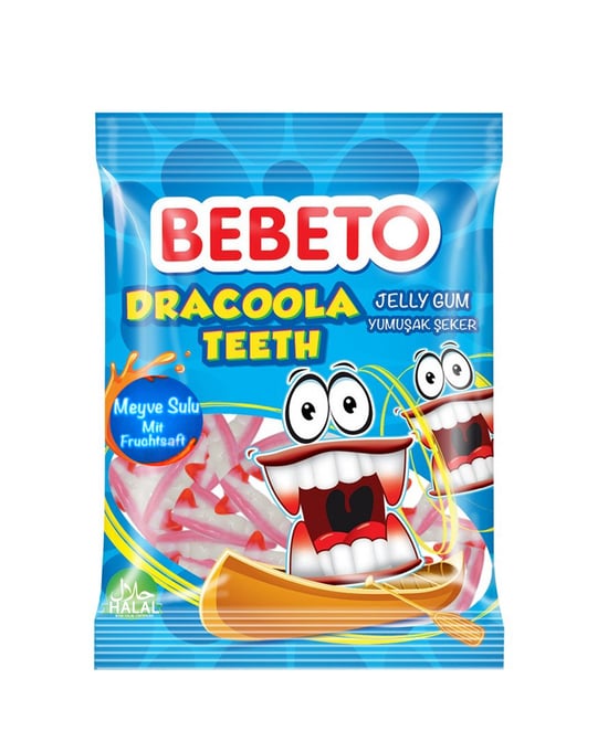 Bebeto Dracoola Teeth Şekerleme 80 gr