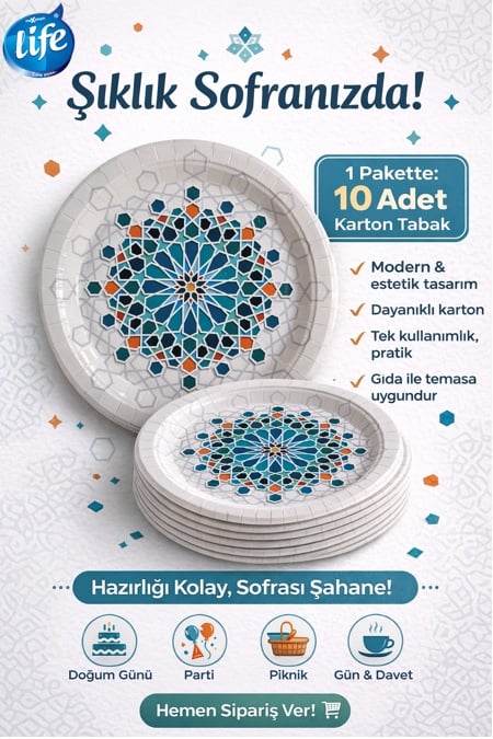 Life Lüks Karton Tabak 10'lu