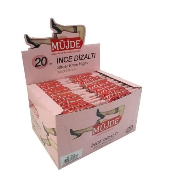 Müjde İnce Dizaltı Çorap 57/ TEN